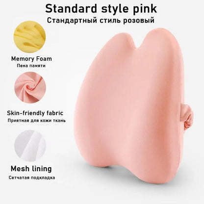 Comfortable Car Waist and Back Cushion - Ergonomic Support - AllvueCo