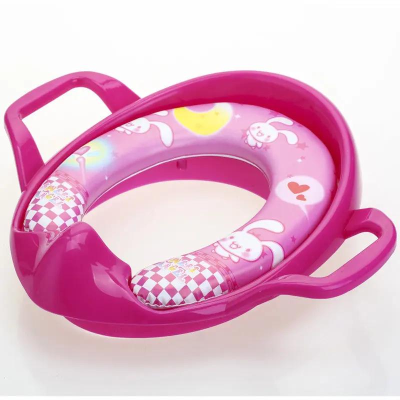 Toilet Seat Adorable Baby Seat Toilet Seat Soft Cushion Assist Toilet | Electronic Learning Toys - AllvueCo