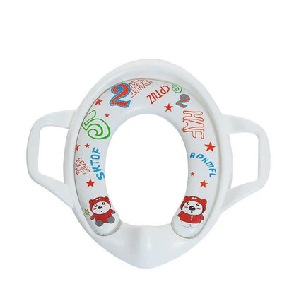Toilet Seat Adorable Baby Seat Toilet Seat Soft Cushion Assist Toilet | Electronic Learning Toys - AllvueCo