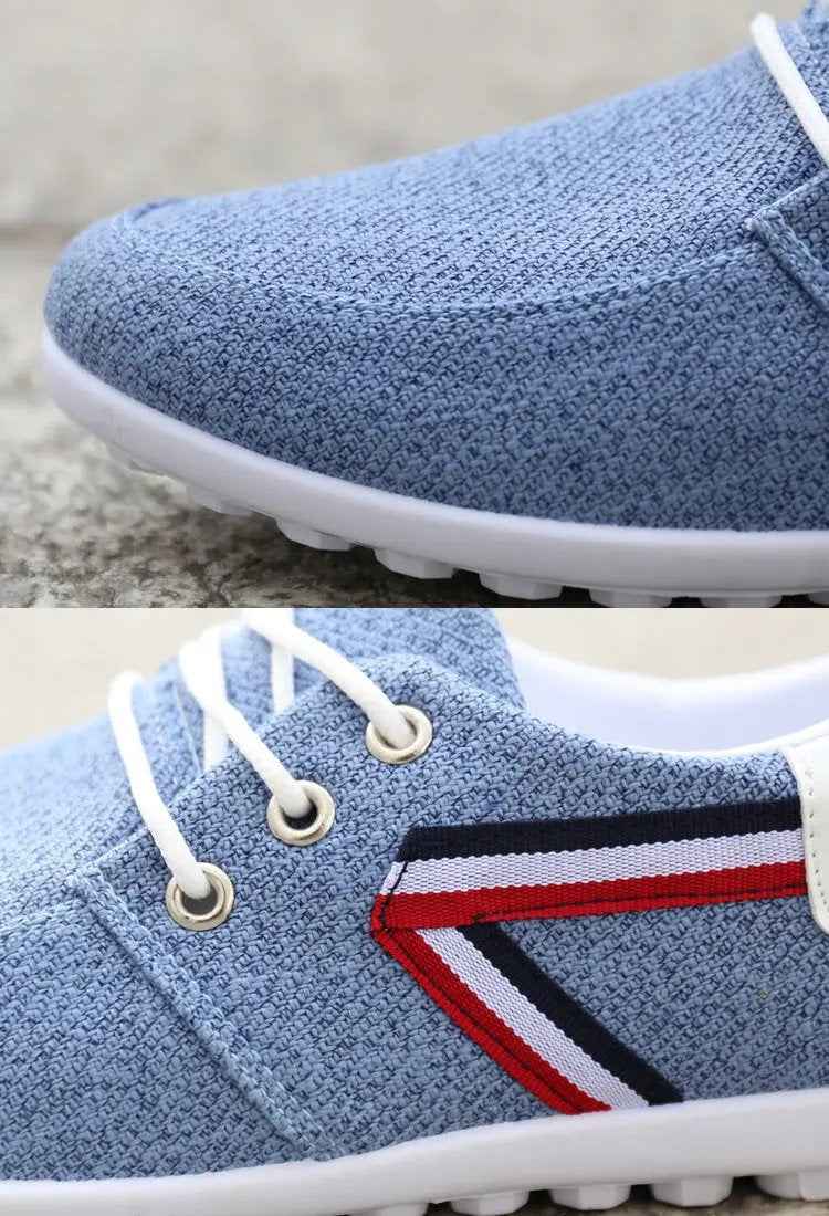 Men's Canvas Sports Shoes, Soft-soled Leisure Sneakers, Old Beijing Style