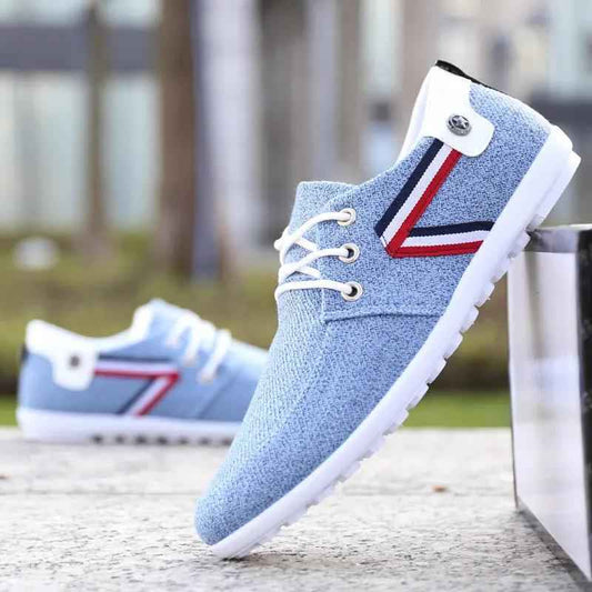 Men's Canvas Sports Shoes, Soft-soled Leisure Sneakers, Old Beijing Style