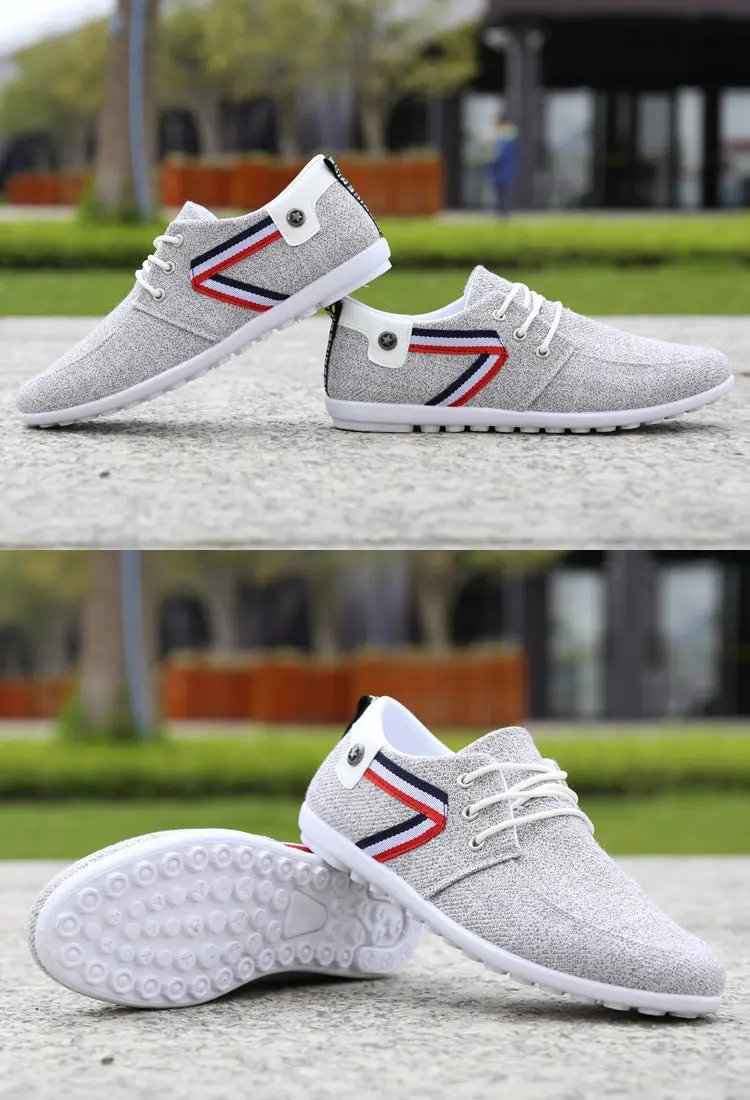 Men's Canvas Sports Shoes, Soft-soled Leisure Sneakers, Old Beijing Style