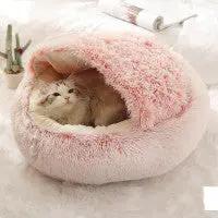 2-in-1 Dog and Cat Bed - Plush Winter Pet Bed for Comfort - AllvueCo