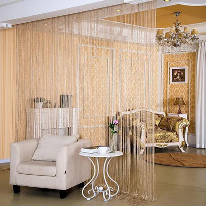 Partition Hanging Dilver Thread Curtain  - Stylish Window Screen - AllvueCo