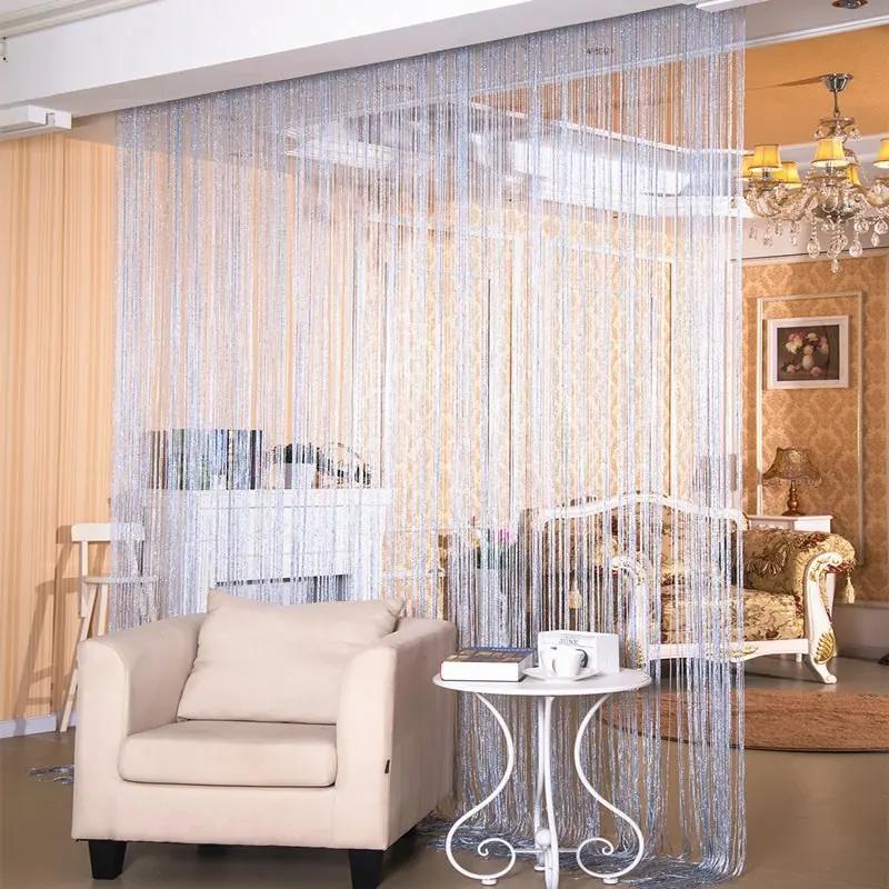 Partition Hanging Dilver Thread Curtain  - Stylish Window Screen - AllvueCo