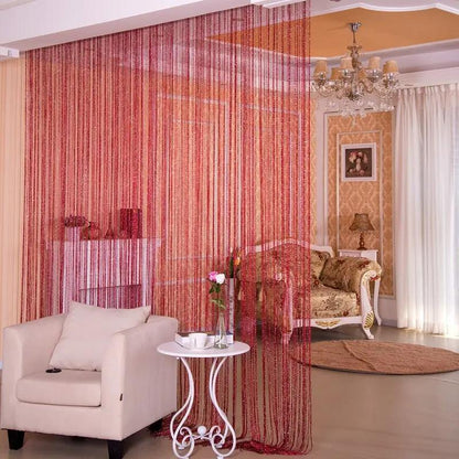 Partition Hanging Dilver Thread Curtain  - Stylish Window Screen - AllvueCo