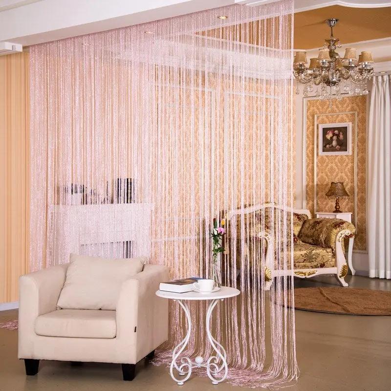 Partition Hanging Dilver Thread Curtain  - Stylish Window Screen - AllvueCo
