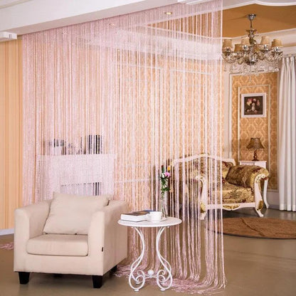 Partition Hanging Dilver Thread Curtain  - Stylish Window Screen - AllvueCo