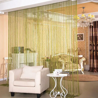 Partition Hanging Dilver Thread Curtain  - Stylish Window Screen - AllvueCo