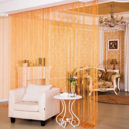 Partition Hanging Dilver Thread Curtain  - Stylish Window Screen - AllvueCo