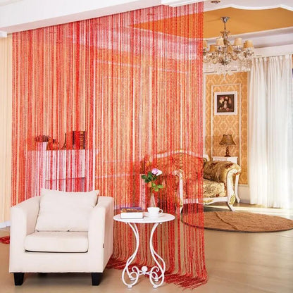 Partition Hanging Dilver Thread Curtain  - Stylish Window Screen - AllvueCo