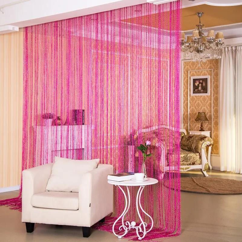 Partition Hanging Dilver Thread Curtain  - Stylish Window Screen - AllvueCo