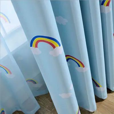 Rainbow Children Boys And Girls Bedroom Den Blackout Curtain Cloth - AllvueCo