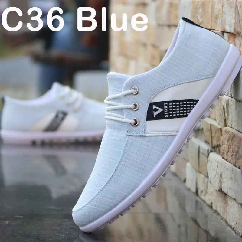 Men's Canvas Sports Shoes, Soft-soled Leisure Sneakers, Old Beijing Style