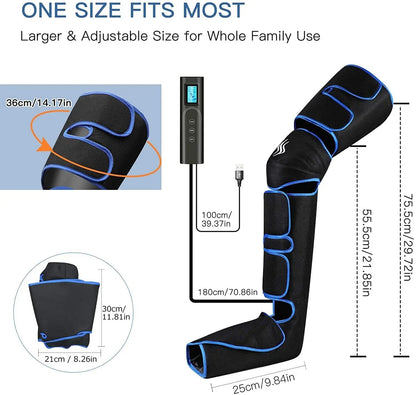 Pneumatic Leg Massager – Air Compression Therapy for Blood Circulation & Relaxation My Store
