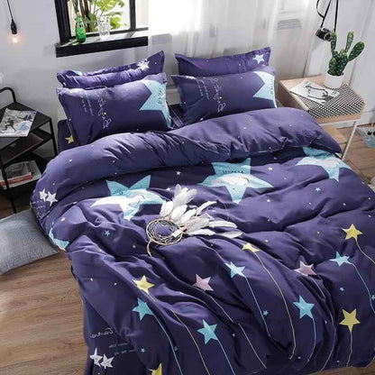 Four-Piece Cotton Winter Quilt Set for Spring and Autumn