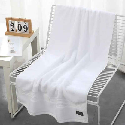 Pure Cotton Bath Towel - Thick Soft Absorbent 500g Towel