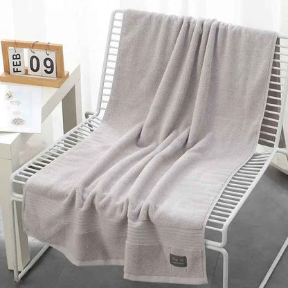 Pure Cotton Bath Towel - Thick Soft Absorbent 500g Towel