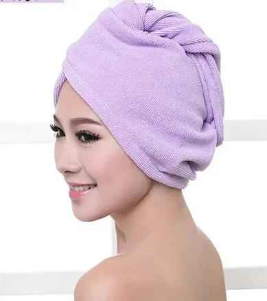 Women's Hair Dryer Cap - Quick Drying Absorbent Towel for Effortless Hair Care