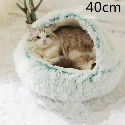 2-in-1 Dog and Cat Bed - Plush Winter Pet Bed for Comfort - AllvueCo