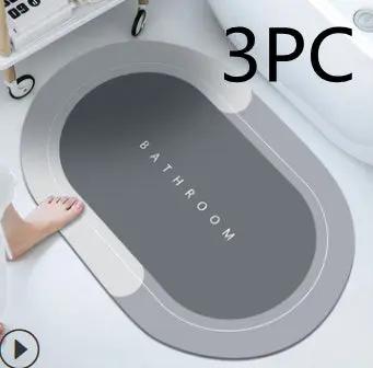 Bathroom Absorbent and Quick-Drying Floor Mat - Functional Design - AllvueCo