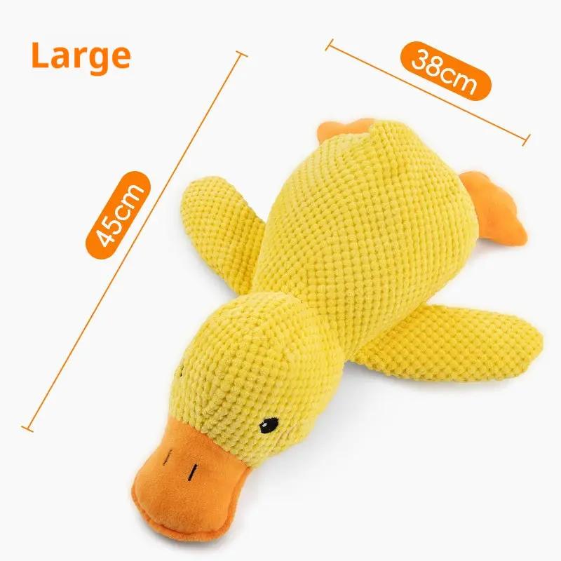 Pet Plush Toy Dog Calming Duck Stuffed Duck Toy Chew Toy Squ | Electronic Learning Toys - AllvueCo