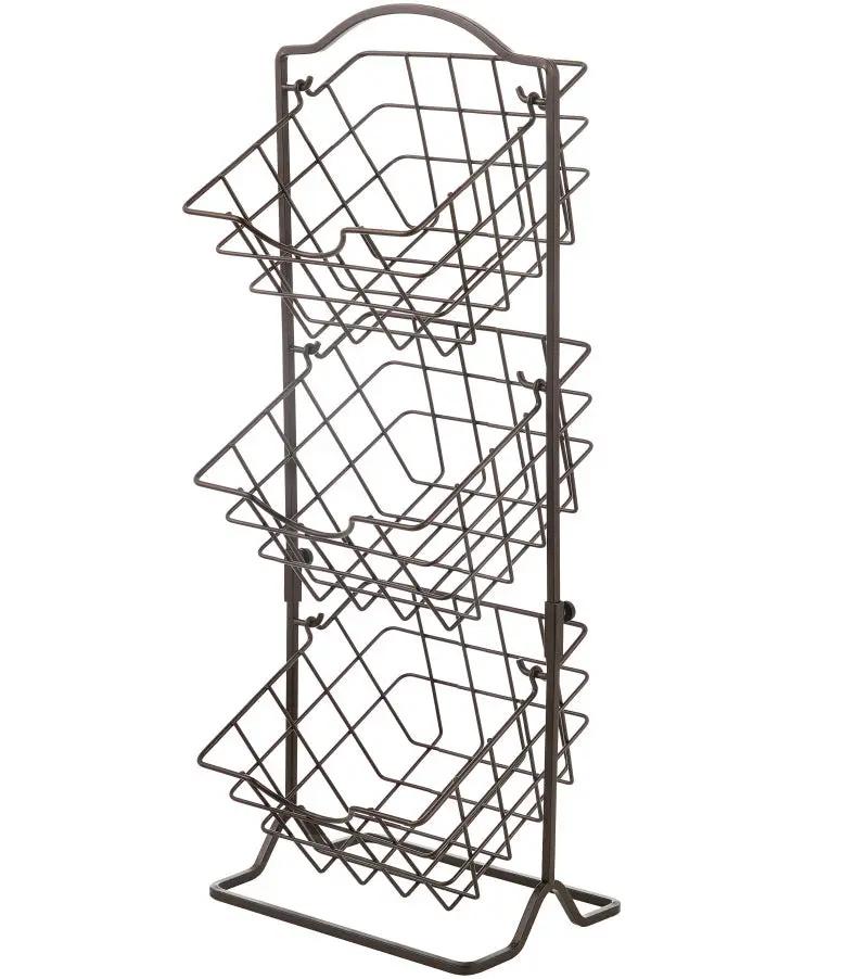 Multi-layer Iron Storage Shelf for Home Organization - AllvueCo