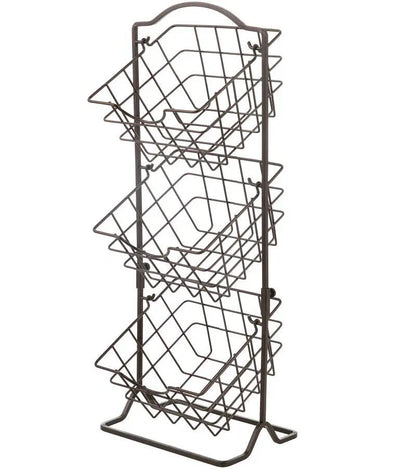 Multi-layer Iron Storage Shelf for Home Organization - AllvueCo