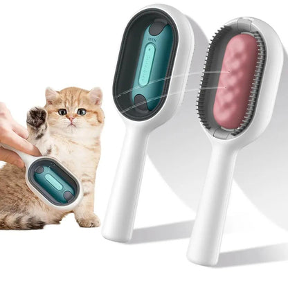 Cat Hair Brush with Water - 4-in-1 Grooming Tool for Cats - AllvueCo
