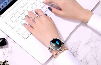 Fashion Women's Smart Watch - Waterproof Wearable Device with Heart Rate Monitor