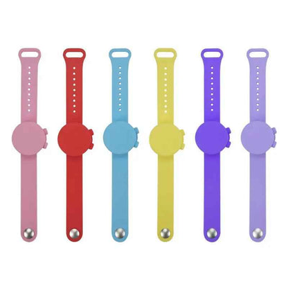 Outdoor Hand Sanitizer Bracelet - Silicone Wristband for Easy Disinfection