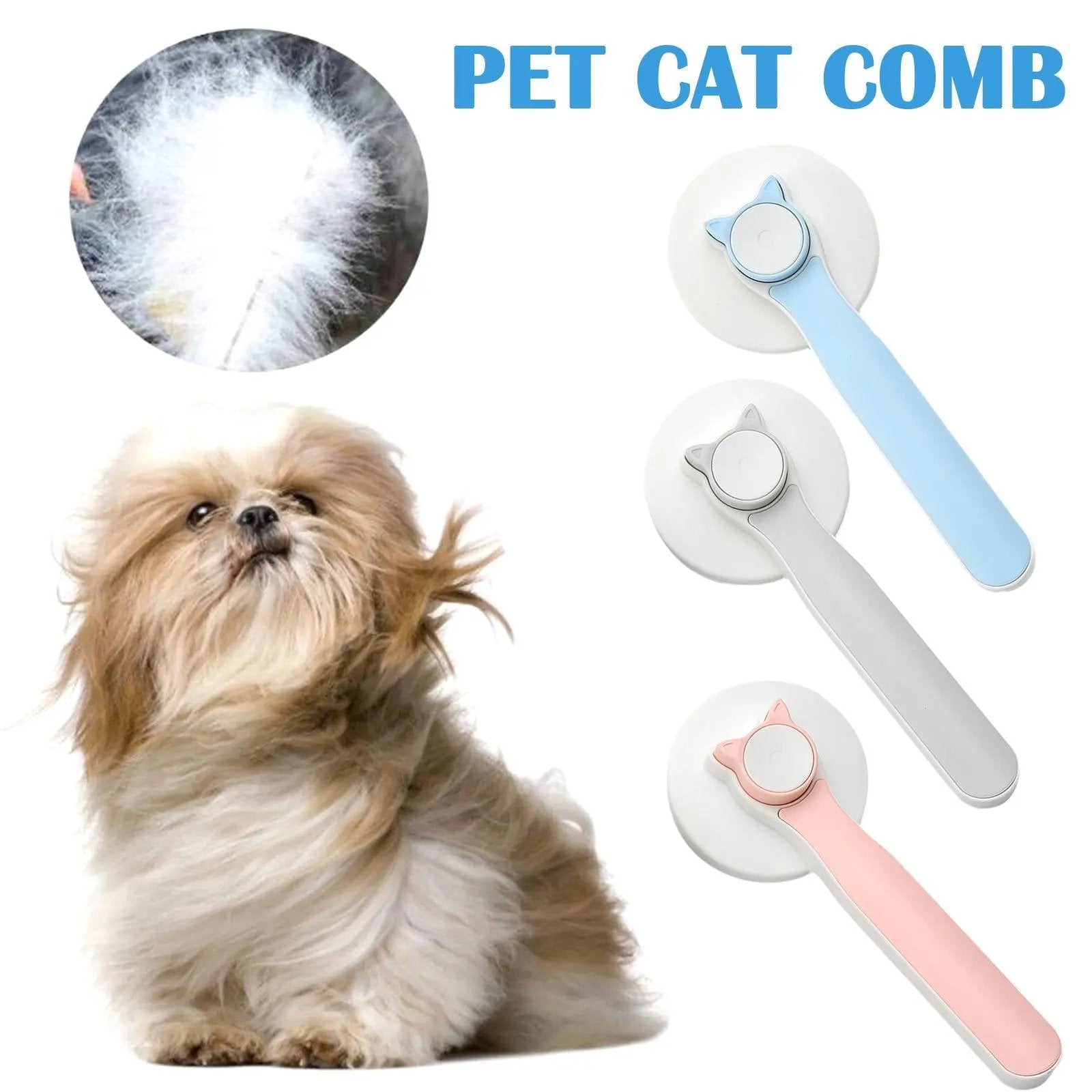 Pet Self Cleaning Cat Brushes - Cat Grooming Brush for Dogs & Cats - AllvueCo