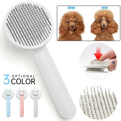 Pet Self Cleaning Cat Brushes - Cat Grooming Brush for Dogs & Cats - AllvueCo