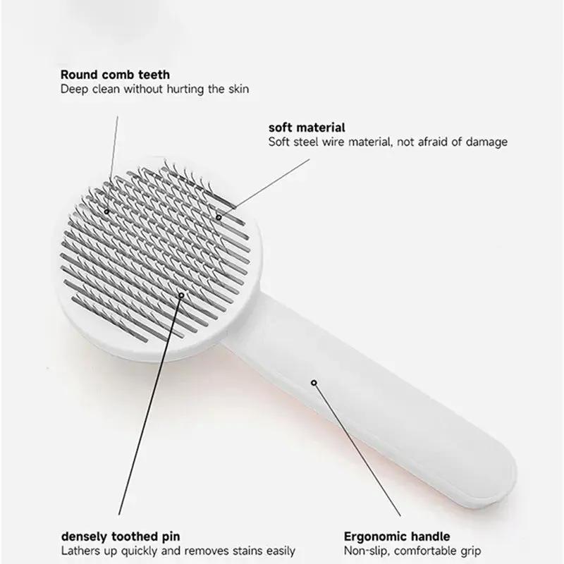 Pet Self Cleaning Cat Brushes - Cat Grooming Brush for Dogs & Cats - AllvueCo