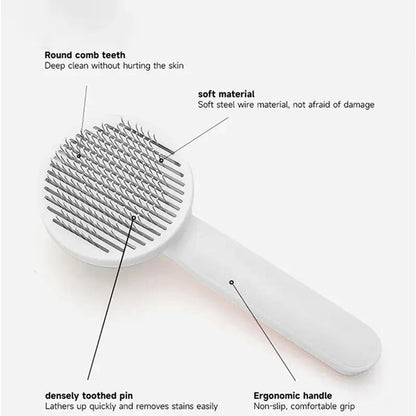 Pet Self Cleaning Cat Brushes - Cat Grooming Brush for Dogs & Cats - AllvueCo