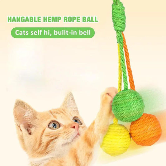 Cat Scratcher Ball - Chewable Interactive Toy for Kittens - AllvueCo
