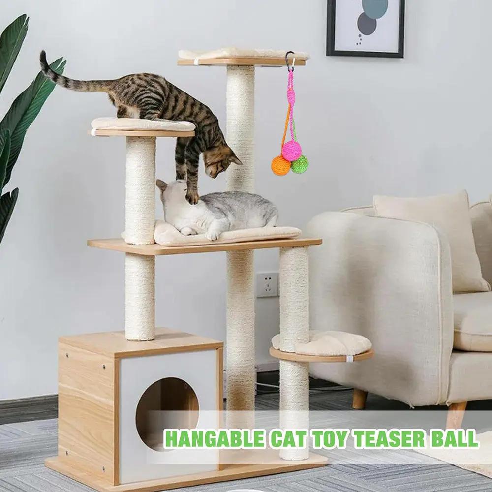 Cat Scratcher Ball - Chewable Interactive Toy for Kittens - AllvueCo