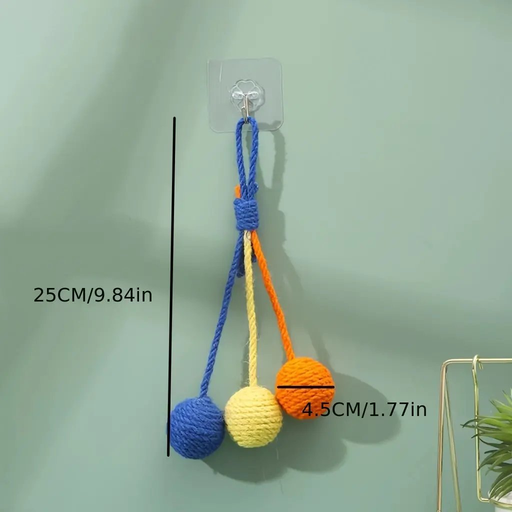 Cat Scratcher Ball - Chewable Interactive Toy for Kittens - AllvueCo