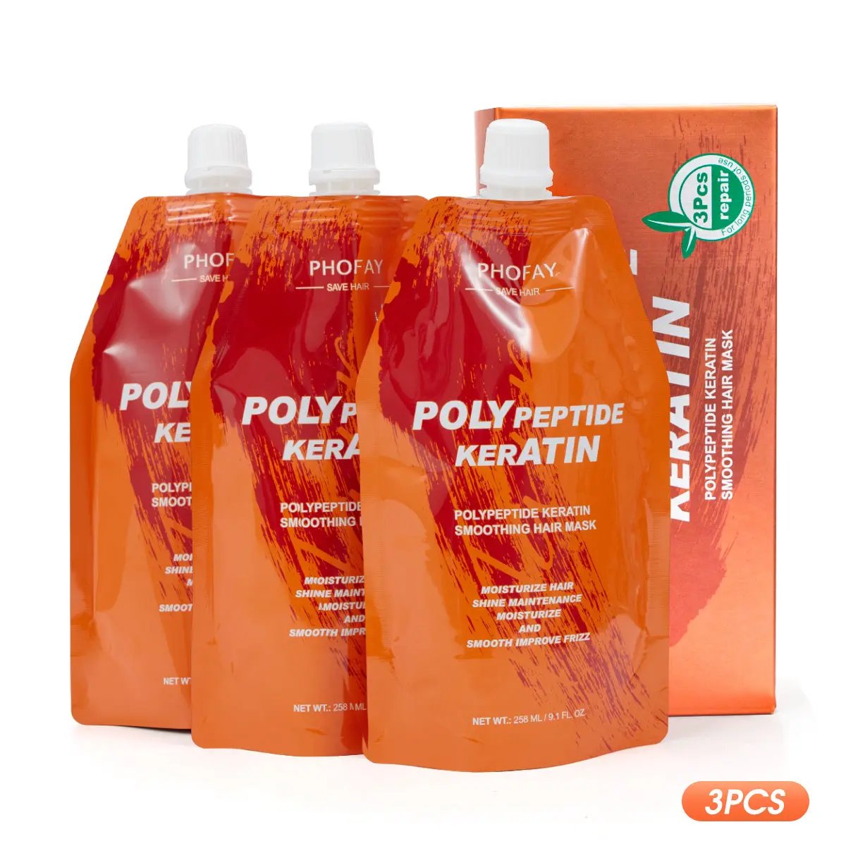 Phofay Poly Keratin Burnt Hair Restoration Cream - Hair Repair Treatment - AllvueCo
