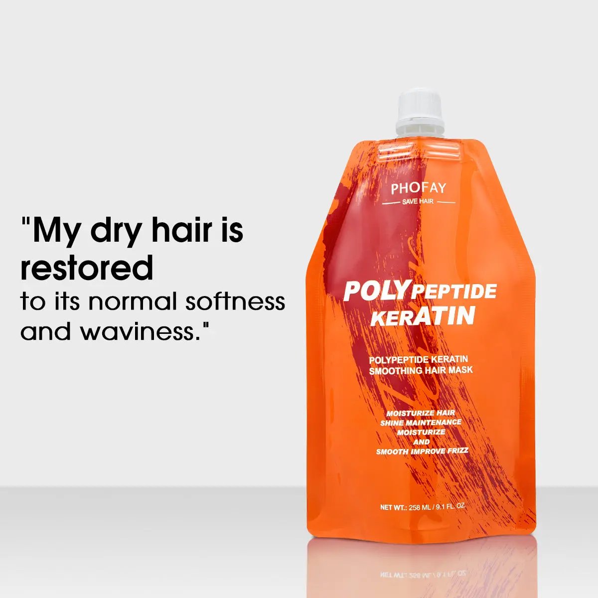 Phofay Poly Keratin Burnt Hair Restoration Cream - Hair Repair Treatment - AllvueCo