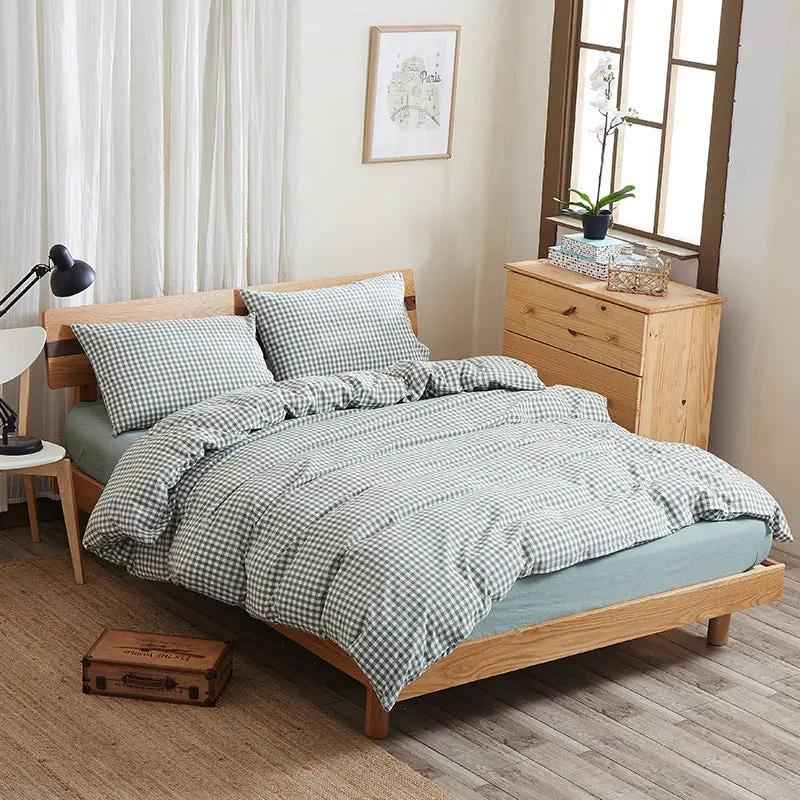 Pure Cotton Bed Sheet Set - Quality Four-Piece Bedding Collection