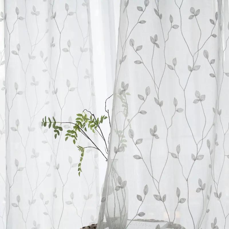 Gauze Curtain for Bedroom and Sitting Room - Rural Wind Design - AllvueCo