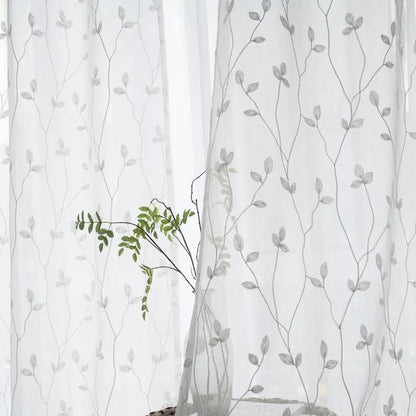 Gauze Curtain for Bedroom and Sitting Room - Rural Wind Design - AllvueCo