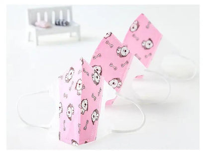Children’s 3D Disposable Dustproof Mask – Breathable Cartoon Earloop Design - AllvueCo