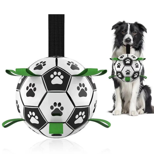 Interactive Dog Football Toy Soccer Ball Inflated Training T | Electronic Learning Toys - AllvueCo