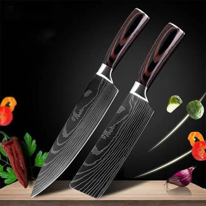 Carpenter's Special Set 6-Piece and 8-Piece Knife Set for Cooking - AllvueCo