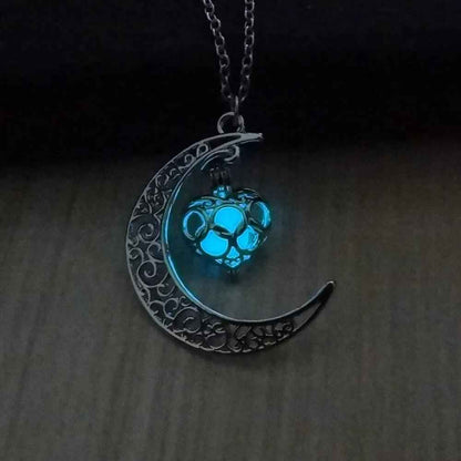 Glowing Pendant Necklace with Silver Plated Chain | Jewelry & Accessories
