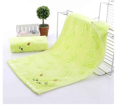 Bamboo Fiber Kitten Bath Towels - Eco-Friendly and Soft Bath Towels for Your Feline Friend
