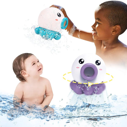 Octopus Fountain Bath Toy – Rotating Water Jet Shower for Kids AllvueCo