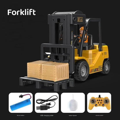 Children's Simple Alloy Charging Excavator Toy Car My Store